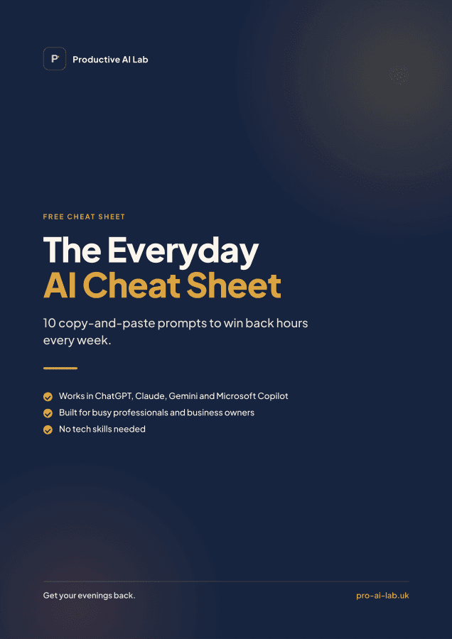 Cover of The Everyday AI Cheat Sheet